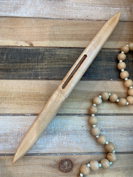 Hard Curly Maple Swedish-style Boat Shuttle