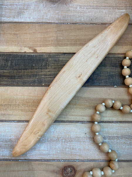 Hard Curly Maple Swedish-style Boat Shuttle